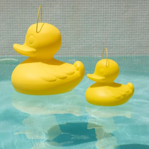 LED designlamp DUCK-DUCK S voor buiten in geel