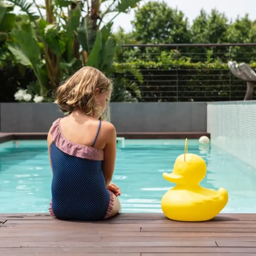 LED designlamp DUCK-DUCK S voor buiten in geel