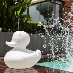LED designlamp DUCK-DUCK XL voor buiten in wit
