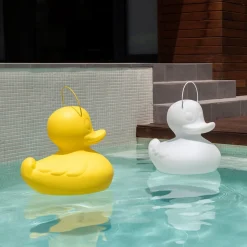 LED designlamp DUCK-DUCK XL voor buiten in wit