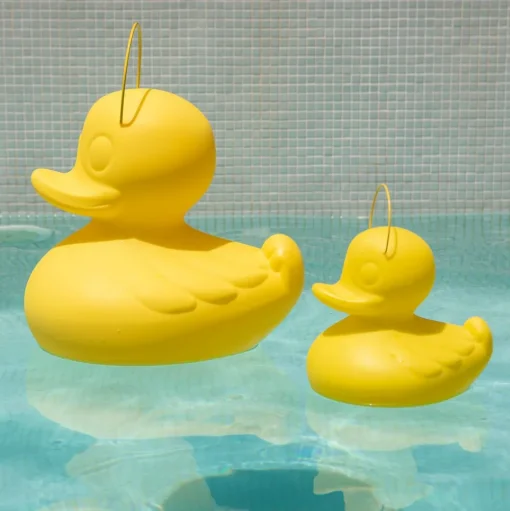 LED designlamp DUCK-DUCK XL voor buiten in geel