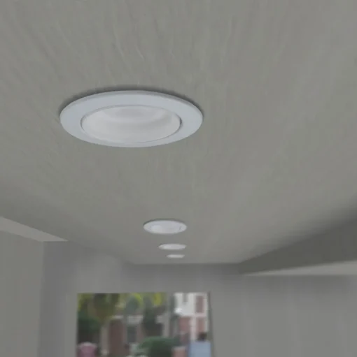 LED downlight Teresa 90, GU10, CCT, 3.5W, wit