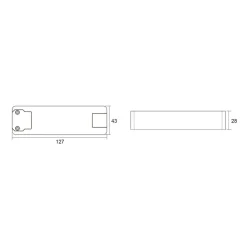 LED driver Basic, CC, V8-40-1050mA/40V