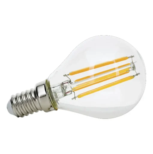 LED druppellamp E14 4,5W filament 827 dimbaar