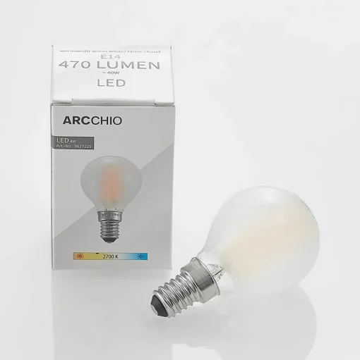 LED druppellamp E14 4W 2700K mat dimbaar 2 per set