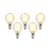 LED druppellamp E14 4W 2700K mat dimbaar 5 per set