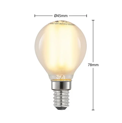 LED druppellamp E14 4W 2700K mat dimbaar 5 per set