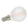 LED druppellamp E14 4,5W mat 2.700K dimbaar