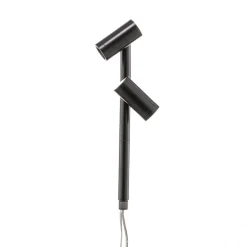 LED Duo Spot 2x3 W warmwit 170 mm zwart