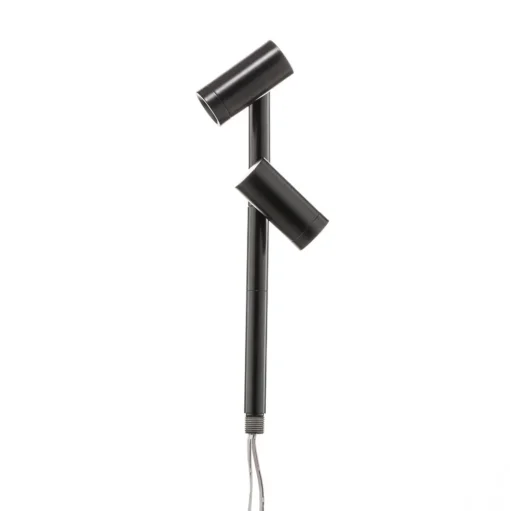 LED Duo Spot 2x3 W warmwit 170 mm zwart