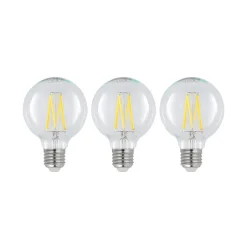 LED E27 8W G80 2700K filament dimbaar helder per 3