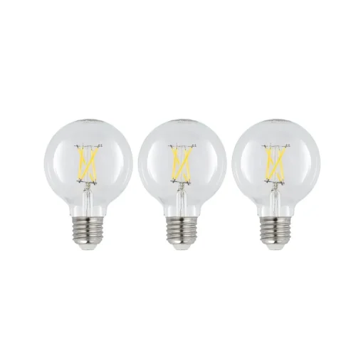 LED E27 4W G80 2700K filament dimbaar helder per 3