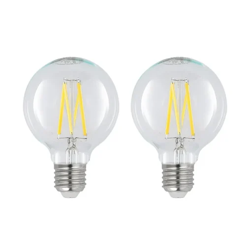 LED E27 8W G80 2700K filament dimbaar helder per 2