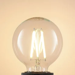 LED E27 8W G80 2700K filament dimbaar helder per 2
