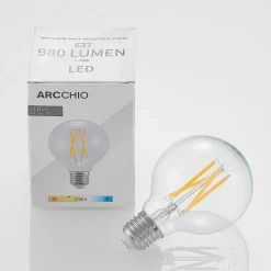 LED E27 8W G80 2700K filament dimbaar helder per 2