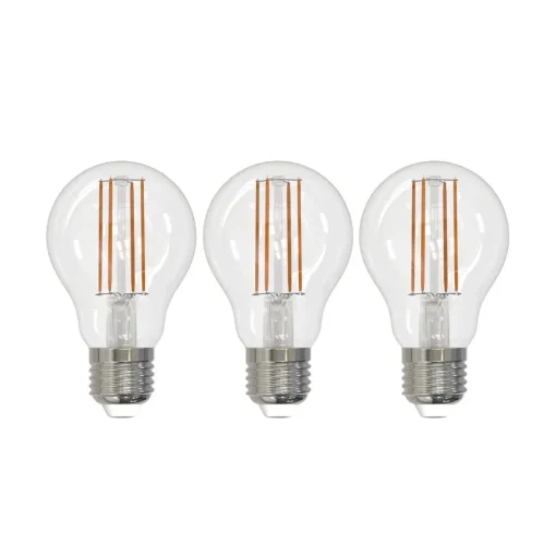 LED filament lamp E27 helder 6W 2.700K dimbaar set van 3