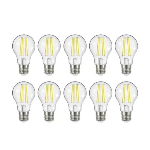 LED filament lamp E27 3,8W 830 806 Lumen 10/set
