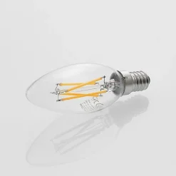 LED filament lamp E14 4W 827 kaars dimbaar 2/set