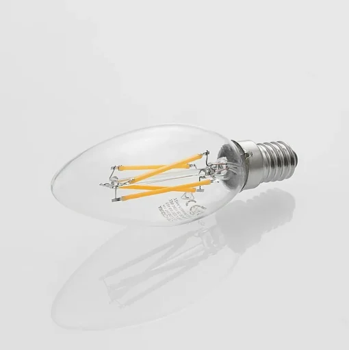 LED filament lamp E14 4W 827 kaars dimbaar 2/set