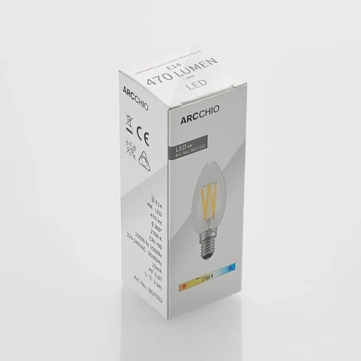 LED filament lamp E14 4W 827 kaars dimbaar 2/set