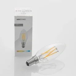 LED filament lamp E14 4W 827 kaars dimbaar 3/set