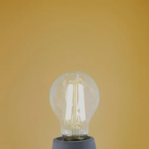 LED filament lamp, helder, E27, 7,2 W, 3000K, 1521 lm