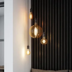 LED filament lamp smart E27 4,7W 2200K 360lm amber