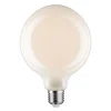 LED glazen lamp E27 6W G125 Fil 2.700K opaal dimbaar