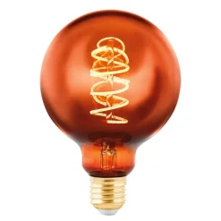 LED Globe E27 G95 4W Filament 2.000K koper