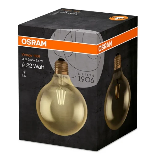 LED Globe Lamp Goud E27 2.5W, warmwit, 220 lumen