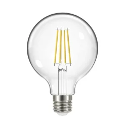LED gloeilamp, E27, G95, 3,8W, 3000K, 806lm, 3 stuks