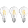 LED gloeilamp E27 6W, warmwit, set v. 2
