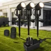 LED grondspies 3927035 12 V starterset van 3, zwart Ø 4 cm