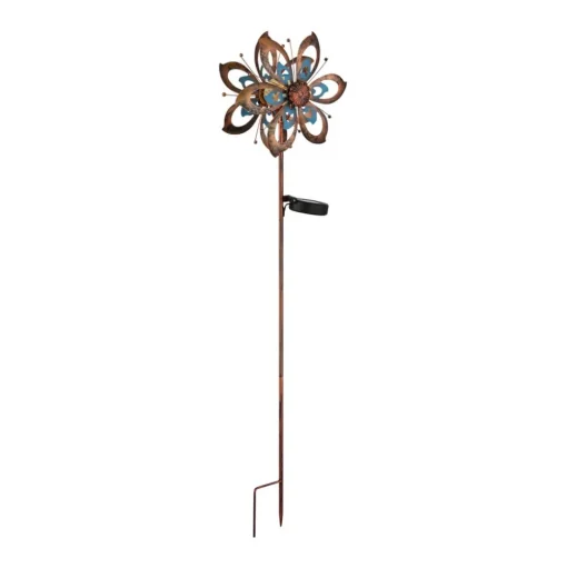 LED grondspies lamp 36571, bloem, windgong, metaal