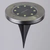 LED grondspies lamp 33414 op zonne-energie, zwart
