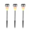 LED grondspies lamp 33576-3, roestvrij staal, set van 3