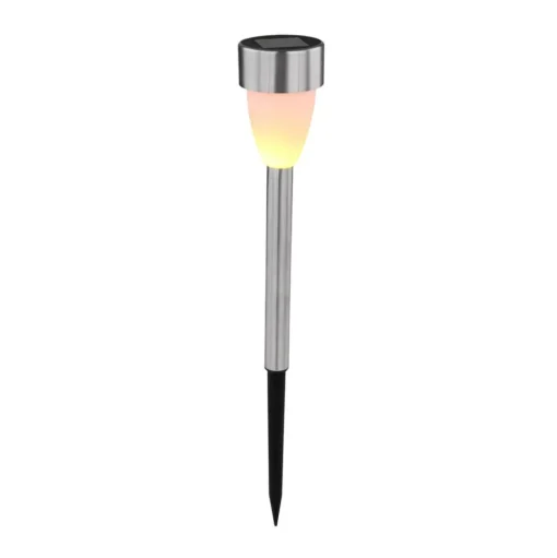 LED grondspies lamp 33576-3, roestvrij staal, set van 3