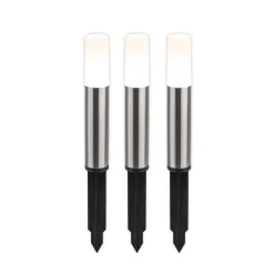 LED grondspies lamp 3925032 12V 3x starterset roestvrij staal Ø 4 cm
