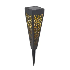 LED grondspies lamp 33578-3, zwart, kunststof, 3 stuks