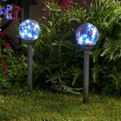 LED grondspies lamp Firefly Opal, set van 4, IP44