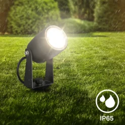 LED grondspies spot 3928035 12 V 3x verlenging zwart Ø 4 cm
