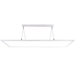 LED hanglamp 3422, hoekig, Dip-Switch, wit