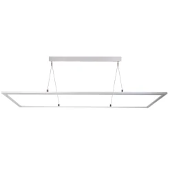 LED hanglamp 3422, hoekig, Dip-Switch, wit