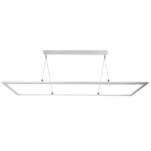 LED hanglamp 3422, hoekig, Dip-Switch, wit