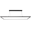 LED hanglamp 3422, hoekig, Dip-Switch, zwart