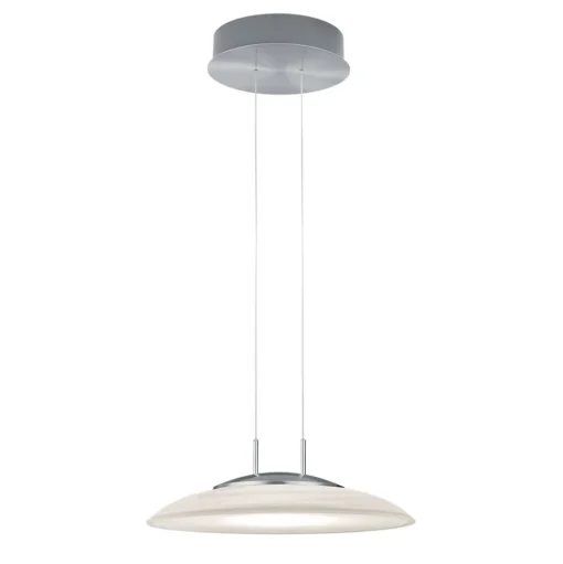 LED hanglamp Findus, mat nikkel/chroom