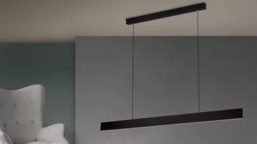 LED hanglamp Gideon, Up- & downlight, wit