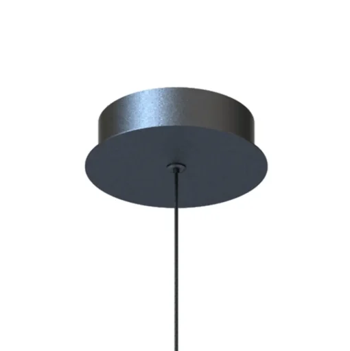 LED hanglamp Lilly, glas, rookgrijs, Ø 28 cm, 4000 K