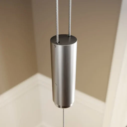 LED hanglamp Lucande Arnik, 120 cm, nikkelkleurig, dimbaar