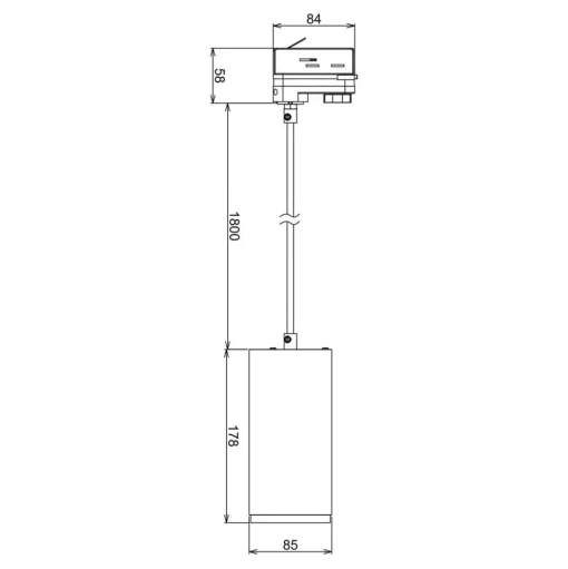 LED hanglamp Lucea Phase 15W wit